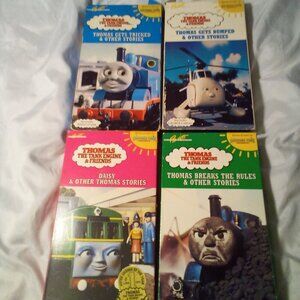 Thomas The Tank Engine & Friends VHS Tape Lot of 4 Shinning Time Vintage Classic